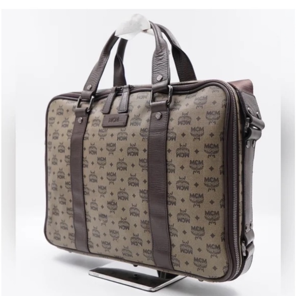 MCM Marble Visetos laptop/briefcase bag EUC!!!!! - Picture 4 of 16